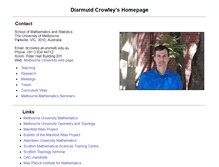 Tablet Screenshot of dcrowley.net